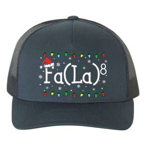 Fa 8 Funny Christmas Santa Fa La Math Teacher Student Yupoong Adult 5-Panel Trucker Hat