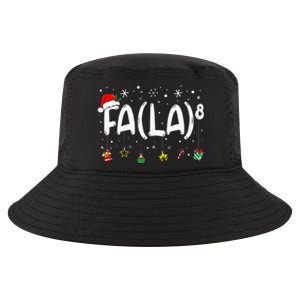 Fa 8 Funny Christmas Santa Fa La Math Teacher Cool Comfort Performance Bucket Hat