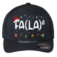 Fa 8 Funny Christmas Santa Fa La Math Teacher Flexfit Unipanel Trucker Cap