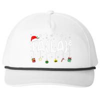 Fa 8 Funny Christmas Santa Fa La Math Teacher Snapback Five-Panel Rope Hat