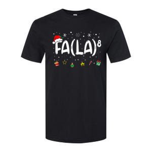 Fa 8 Funny Christmas Santa Fa La Math Teacher Softstyle CVC T-Shirt