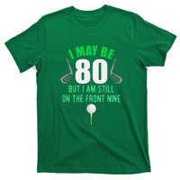 Funny 80th Golf Birthday 80 Year Old Birthday Golfing T-Shirt