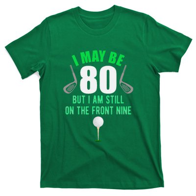 Funny 80th Golf Birthday 80 Year Old Birthday Golfing T-Shirt