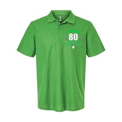 Funny 80th Golf Birthday 80 Year Old Birthday Golfing Softstyle Adult Sport Polo