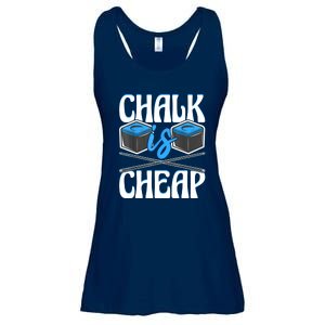 Funny 8ball Pool Chalk Is Cheap Billiard Player Gift Ladies Essential Flowy Tank