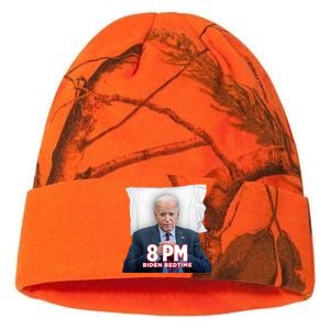 Funny 8 Pm Biden Bedtime Biden Trump Vs Biden Debate 2024 Kati Licensed 12" Camo Beanie