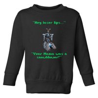 Funny 80s Sarcasm Robotics 5 Johnny Novelty Toddler Sweatshirt