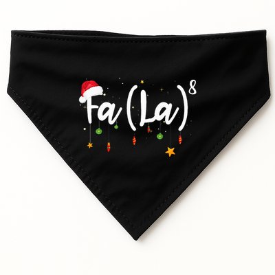 Fa 8 To The Eighth Power Equation Funny Math Christmas USA-Made Doggie Bandana