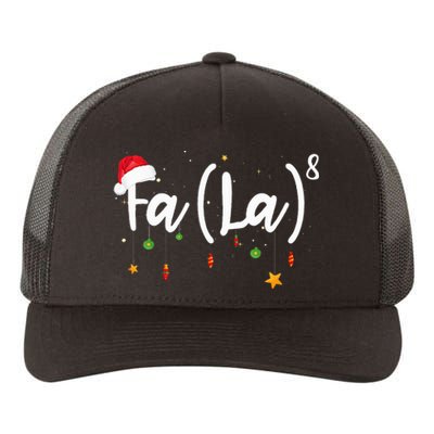 Fa 8 To The Eighth Power Equation Funny Math Christmas Yupoong Adult 5-Panel Trucker Hat