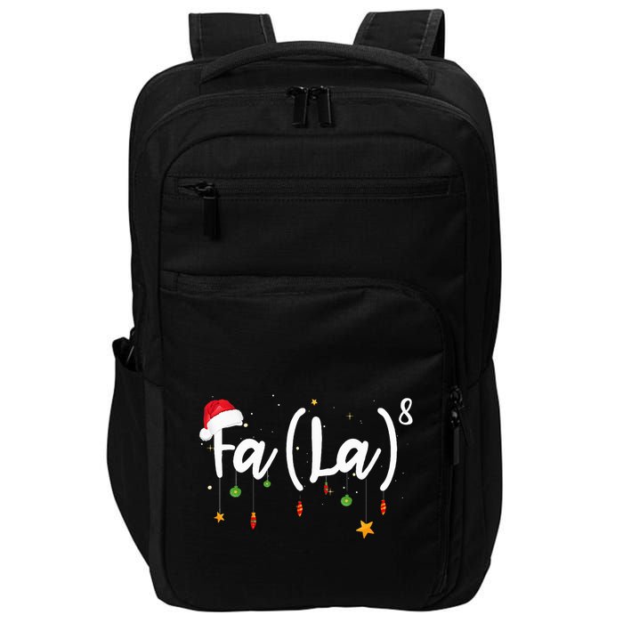 Fa 8 To The Eighth Power Equation Funny Math Christmas Impact Tech Backpack