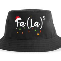 Fa 8 To The Eighth Power Equation Funny Math Christmas Sustainable Bucket Hat