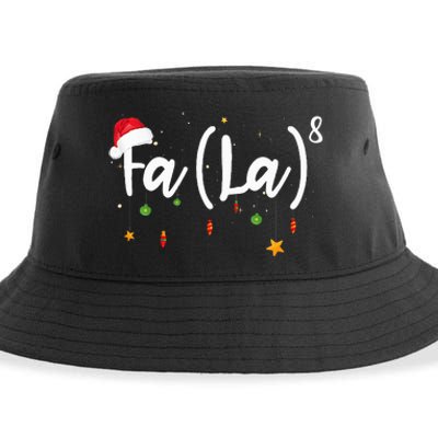 Fa 8 To The Eighth Power Equation Funny Math Christmas Sustainable Bucket Hat