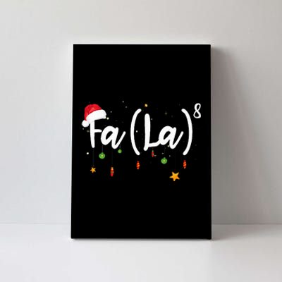 Fa 8 To The Eighth Power Equation Funny Math Christmas Canvas