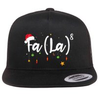 Fa 8 To The Eighth Power Equation Funny Math Christmas Flat Bill Trucker Hat