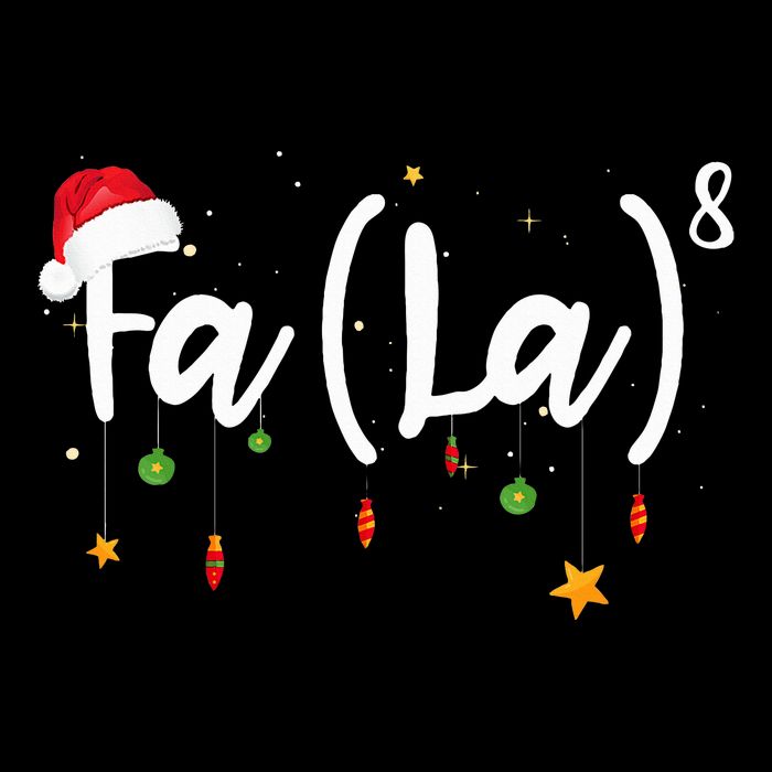 Fa 8 To The Eighth Power Equation Funny Math Christmas Flat Bill Trucker Hat