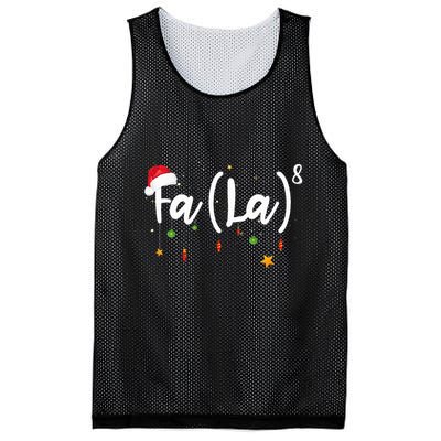 Fa 8 To The Eighth Power Equation Funny Math Christmas Mesh Reversible Basketball Jersey Tank
