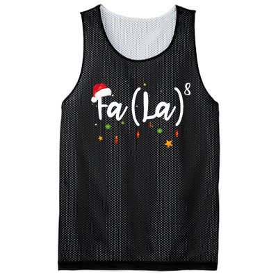 Fa 8 To The Eighth Power Equation Funny Math Christmas Mesh Reversible Basketball Jersey Tank