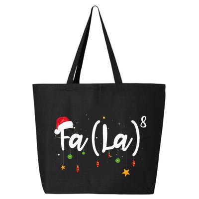 Fa 8 To The Eighth Power Equation Funny Math Christmas 25L Jumbo Tote
