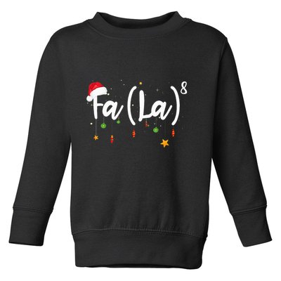 Fa 8 To The Eighth Power Equation Funny Math Christmas Toddler Sweatshirt