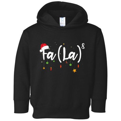 Fa 8 To The Eighth Power Equation Funny Math Christmas Toddler Hoodie