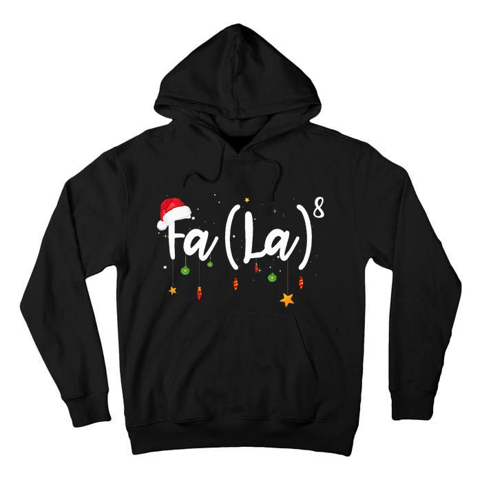 Fa 8 To The Eighth Power Equation Funny Math Christmas Tall Hoodie