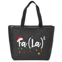 Fa 8 To The Eighth Power Equation Funny Math Christmas Zip Tote Bag