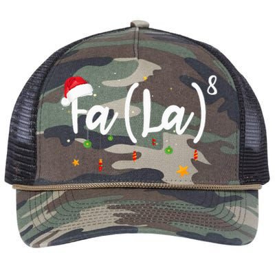 Fa 8 To The Eighth Power Equation Funny Math Christmas Retro Rope Trucker Hat Cap