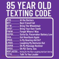 Funny 85 Year Old Texting Code Birthday Youth Performance Sprint T-Shirt