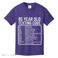 Funny 85 Year Old Texting Code Birthday Kids T-Shirt