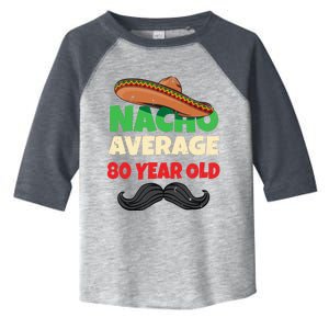 Funny 80 Year Old Eightieth Presents 80th Birthday Toddler Fine Jersey T-Shirt