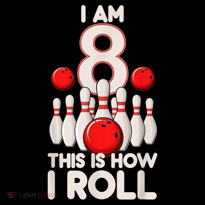 Funny 8 Year Old Bowling Party 8th Birthday Is How I Roll 1 Wool Snapback Cap