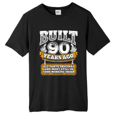 Funny 90th Birthday Gift BDay Gift Saying Age 90 Year Joke Tall Fusion ChromaSoft Performance T-Shirt