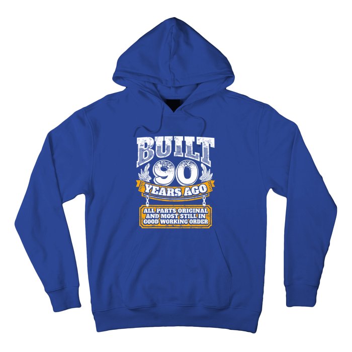 Funny 90th Birthday Gift BDay Gift Saying Age 90 Year Joke Hoodie