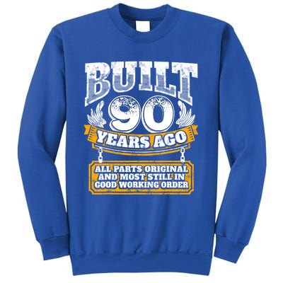 Funny 90th Birthday Gift BDay Gift Saying Age 90 Year Joke Sweatshirt