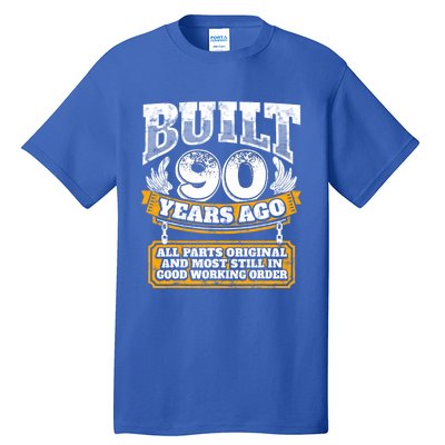 Funny 90th Birthday Gift BDay Gift Saying Age 90 Year Joke Tall T-Shirt