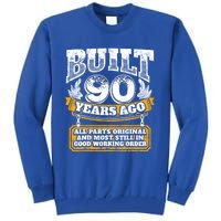 Funny 90th Birthday Gift BDay Gift Saying Age 90 Year Joke Tall Sweatshirt