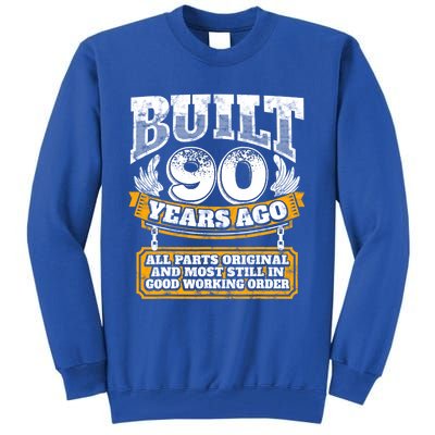 Funny 90th Birthday Gift BDay Gift Saying Age 90 Year Joke Tall Sweatshirt