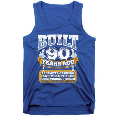 Funny 90th Birthday Gift BDay Gift Saying Age 90 Year Joke Tank Top