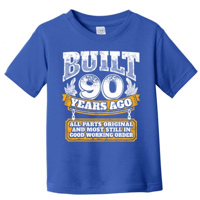 Funny 90th Birthday Gift BDay Gift Saying Age 90 Year Joke Toddler T-Shirt