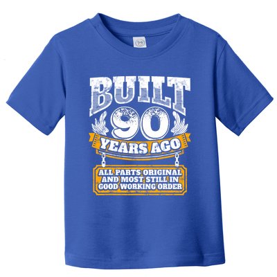 Funny 90th Birthday Gift BDay Gift Saying Age 90 Year Joke Toddler T-Shirt