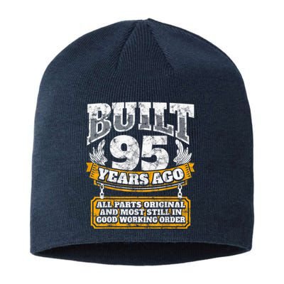 Funny 95th Birthday Present Shirt B-Day Gift Saying Age 95 Year Joke Sustainable Beanie