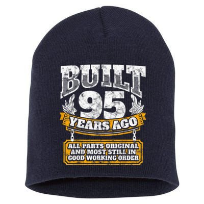 Funny 95th Birthday Present Shirt B-Day Gift Saying Age 95 Year Joke Short Acrylic Beanie