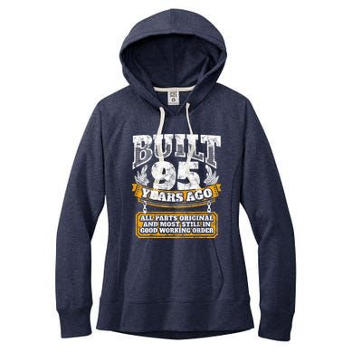 Funny 95th Birthday Present Shirt B-Day Gift Saying Age 95 Year Joke Women's Fleece Hoodie