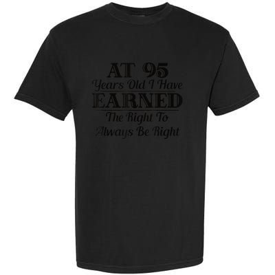 Funny 95th Birthday Present Gift Shirt - 95 Year Old Funny Shirt Garment-Dyed Heavyweight T-Shirt