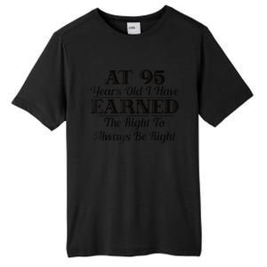 Funny 95th Birthday Present Gift Shirt - 95 Year Old Funny Shirt Tall Fusion ChromaSoft Performance T-Shirt