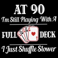 Funny 90th Birthday Gift Cool Gift 90 Year Old Cards Great Gift Flat Bill Trucker Hat