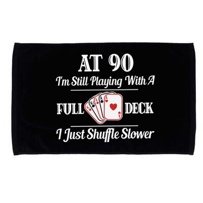 Funny 90th Birthday Gift Cool Gift 90 Year Old Cards Great Gift Microfiber Hand Towel