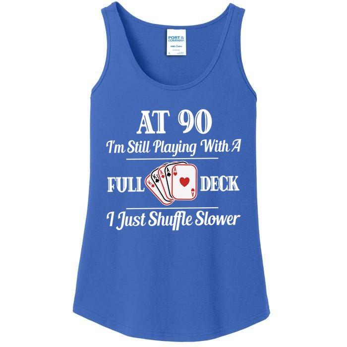 Funny 90th Birthday Gift Cool Gift 90 Year Old Cards Great Gift Ladies Essential Tank