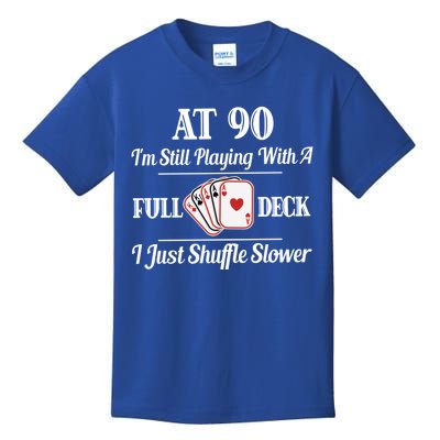 Funny 90th Birthday Gift Cool Gift 90 Year Old Cards Great Gift Kids T-Shirt