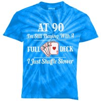 Funny 90th Birthday Gift Cool Gift 90 Year Old Cards Great Gift Kids Tie-Dye T-Shirt